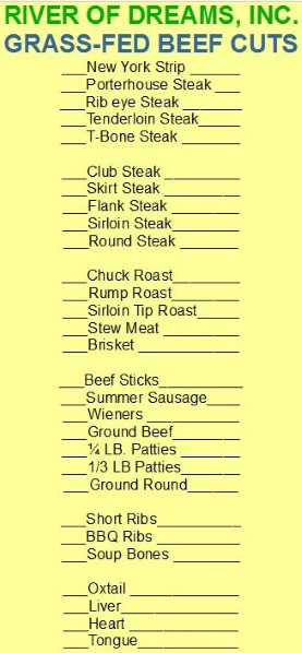 Beef Products